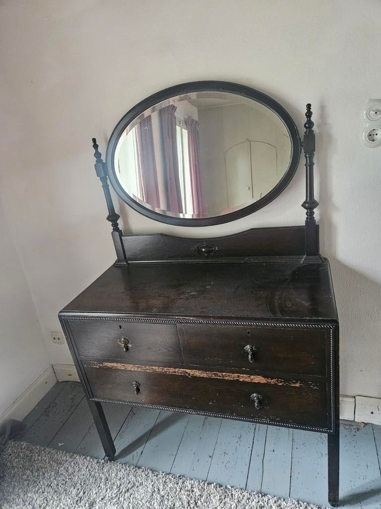 Kast commode met spiegel antiek, Ophalen