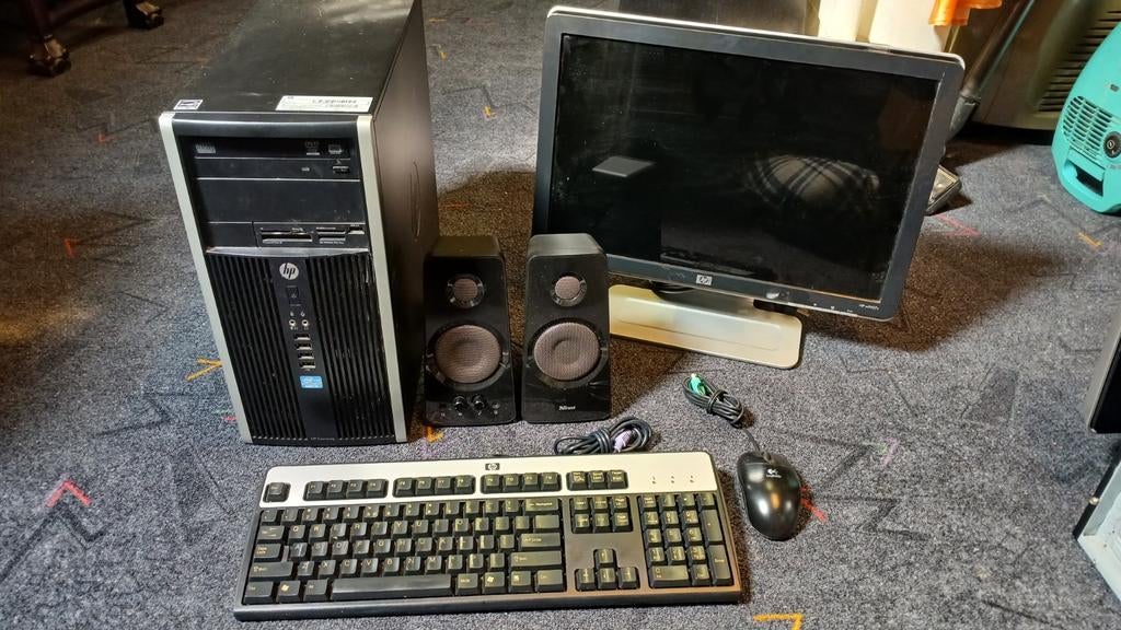 HP Compaq Pro 6300 compleet met 19 inch monitor, Computers en Software, Desktop Pc's, Met monitor, Gebruikt, 2 tot 3 Ghz, 8 GB