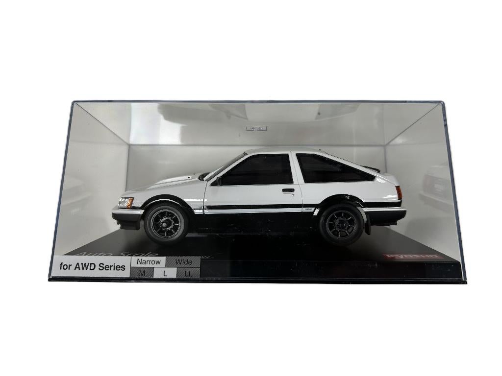 Kyosho Autoscale Mini-Z Toyota Corolla Levin AE86 White-Bl, Ophalen of Verzenden, Nieuw, Overige schalen, Auto onroad