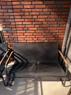 Tuinset antraciet met hout, Ophalen, Gebruikt, Overige