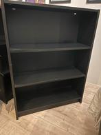 Brede zwart bruine IKEA Billy boekenkast, Ophalen, Met plank(en), Gebruikt, 50 tot 100 cm