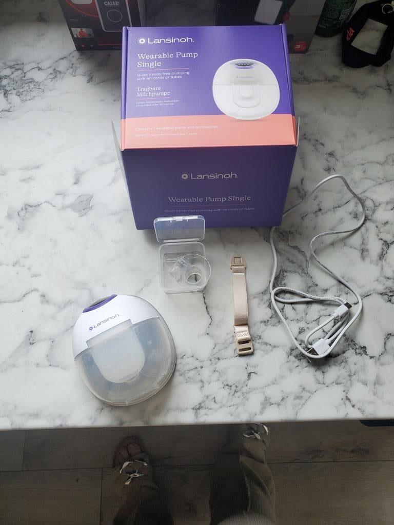 Lansinoh Wearable Pump Single - Borstkolf, Ophalen of Verzenden, Zo goed als nieuw, Borstkolf