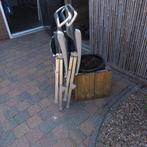 Twee Dukdalf campingstoelen - lichtgewicht en stapelbaar, Ophalen, Gebruikt, Campingstoel