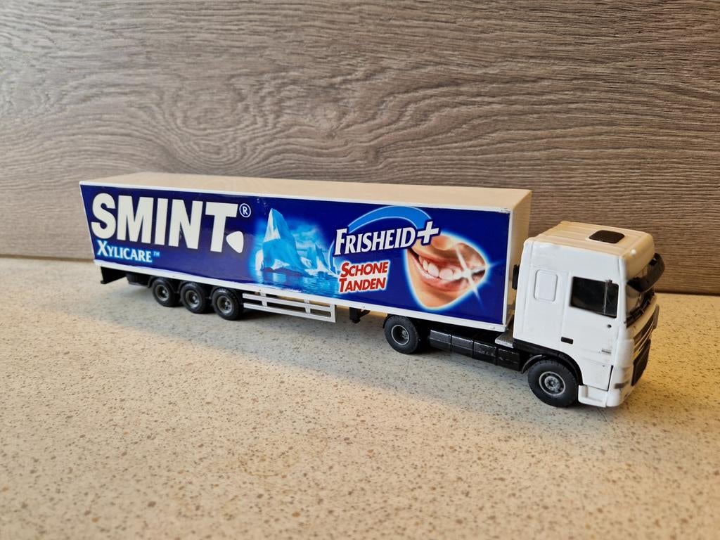 Daf Lion Toys Smint, Hobby en Vrije tijd, Modelauto's | 1:50, Ophalen of Verzenden, Zo goed als nieuw, Bus of Vrachtwagen, Lion Toys