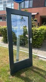 Achterdeur met dubbelglas 92.5x200.5 cm, Doe-het-zelf en Verbouw, Deuren en Horren, Ophalen, Gebruikt, Buitendeur, 200 tot 215 cm