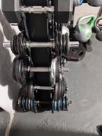 Complete Fitness Set: Halters, Bank en veel Meer!, Ophalen, Gebruikt, Rug, Dumbbell