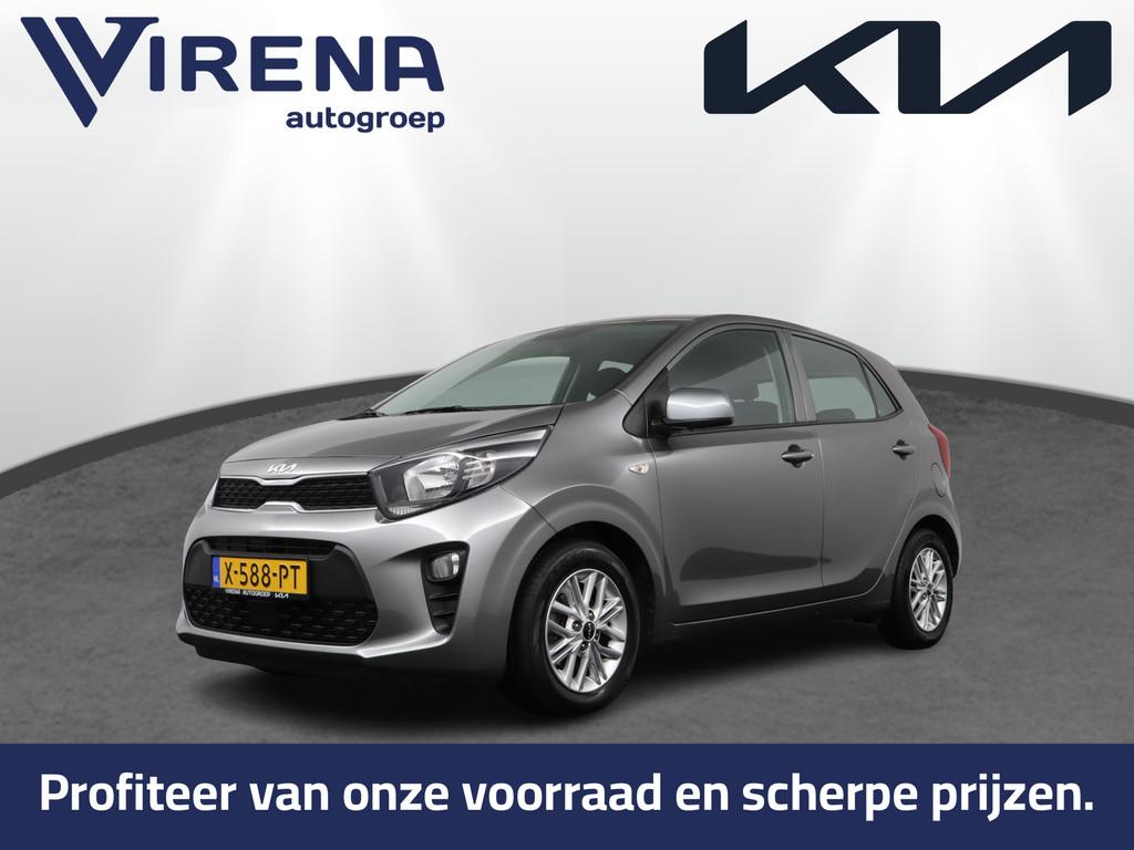 Kia Picanto 1.0 DPi DynamicLine Automaat - Cruise Control -, Auto's, Stof, Gebruikt, 4 stoelen, Start-stop-systeem