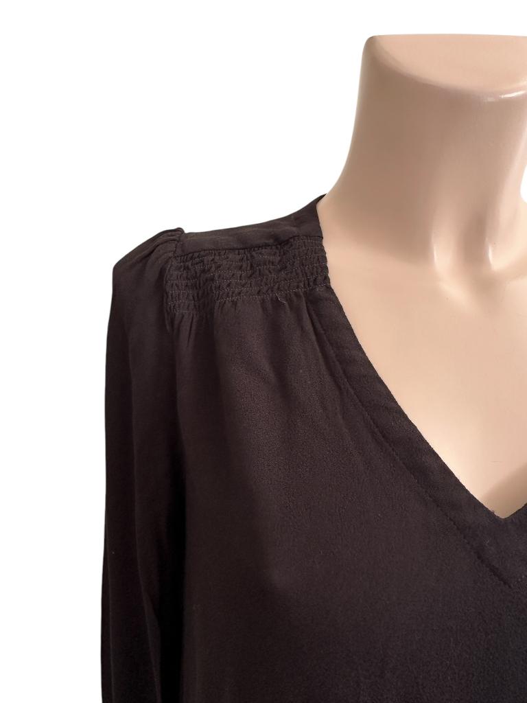 Rosemunde jurk L, Kleding | Dames, Zwart, Ophalen of Verzenden, Zo goed als nieuw, Onder de knie