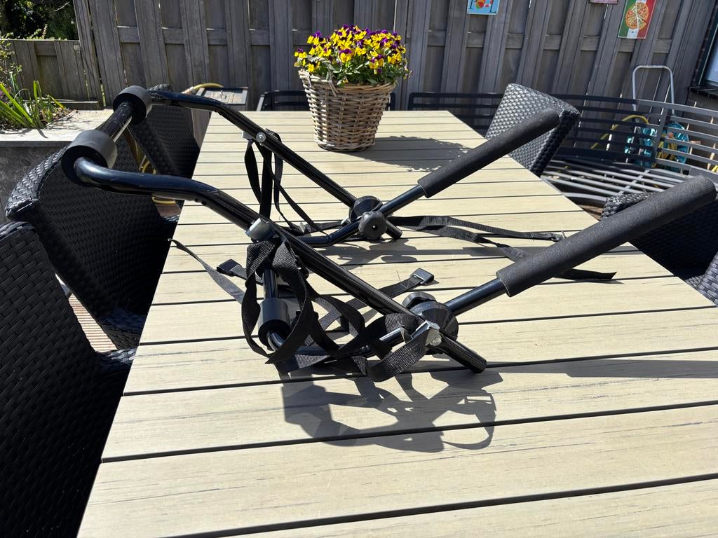 Fietsendrager achterklep - Eenvoudig en stevig, Ophalen of Verzenden, 2 fietsen, Zo goed als nieuw, Achterklepdrager