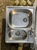 RVS spoelbak met kraan, Ophalen