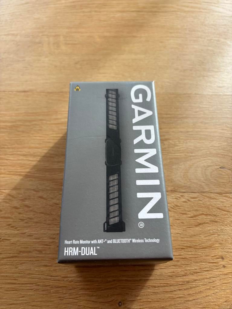 Garmin HRM Dual hartslagmeter (nieuw), Ophalen, Zo goed als nieuw, Garmin, Met borstriem