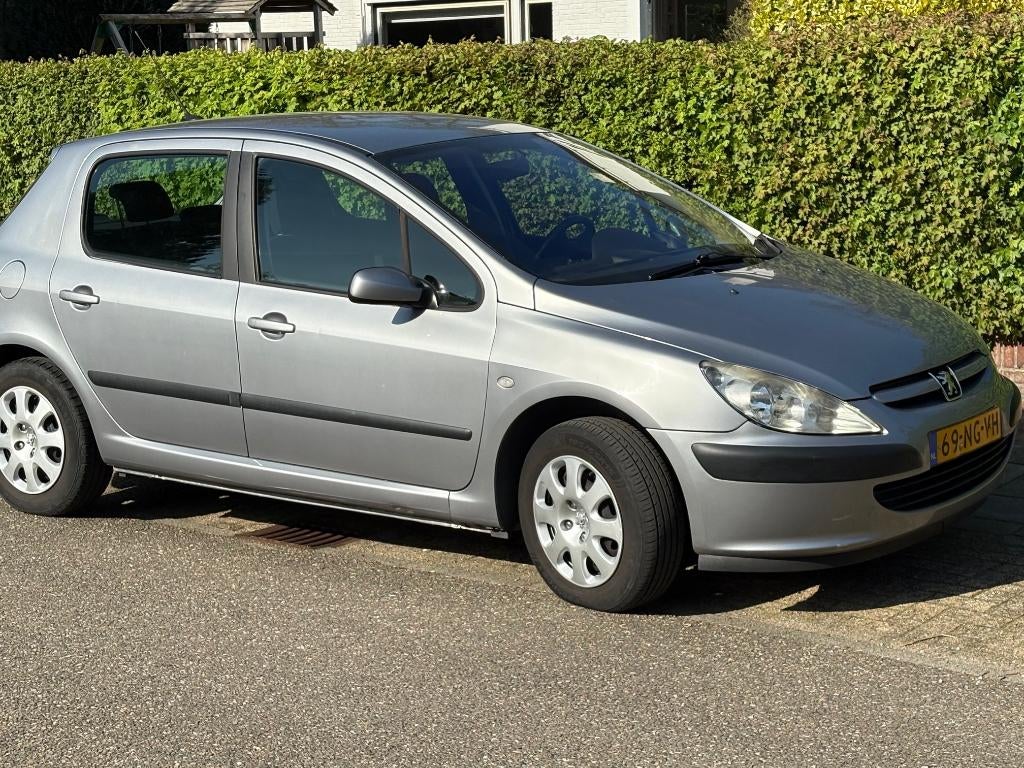 Peugeot 307 1.6 16V 5DRS 2003 Grijs, Voorwielaandrijving, Stof, Zwart, 4 cilinders