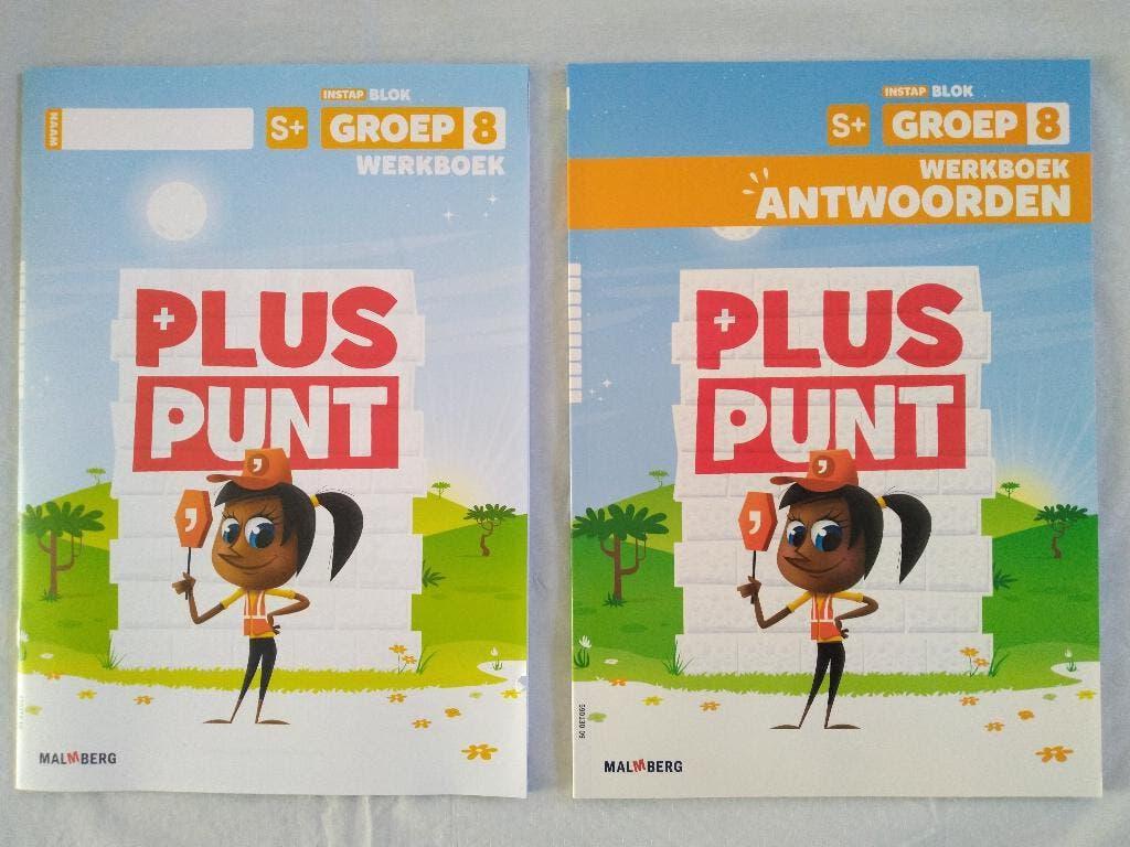 Pluspunt - Groep 8 - Instap Werkboek en antwoordenboek 8S, Ophalen of Verzenden, Overige niveaus, Nederlands
