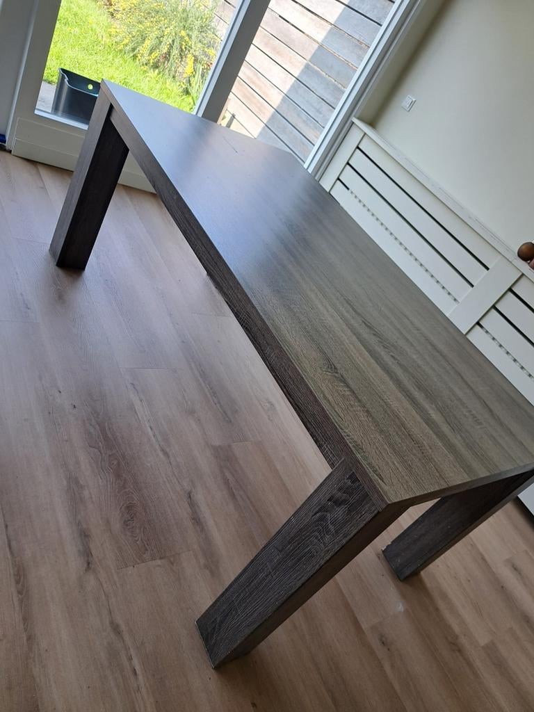 Eettafel 95x180cm, Ophalen, Gebruikt, Rechthoekig, 50 tot 100 cm