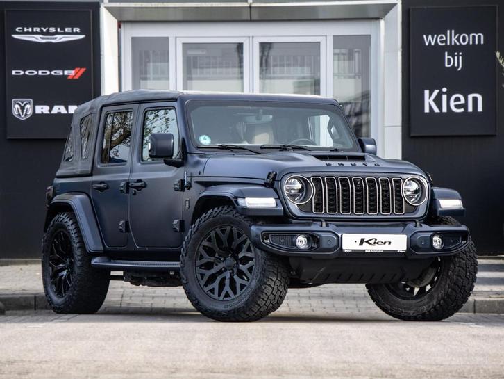 Jeep Wrangler Brute Richmond 4xe | Electric softtop | Luchtv, Auto's, Jeep, Bedrijf, Te koop, Wrangler, 4x4, ABS, Achteruitrijcamera