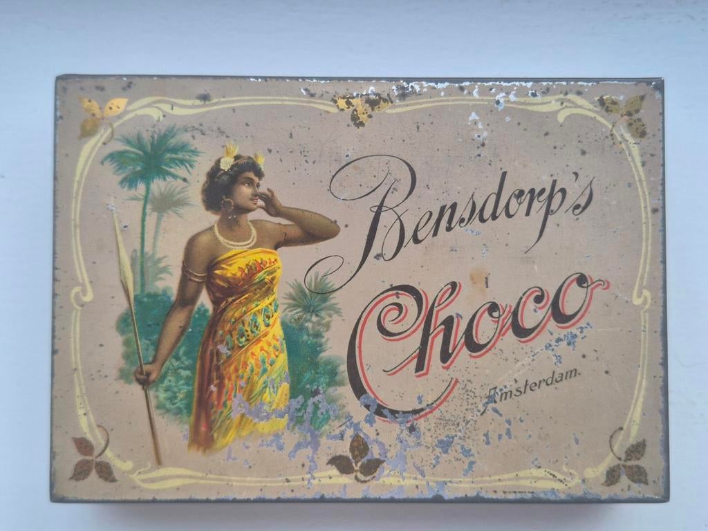 Bensdorp Choco Chocolade blik Amsterdam, Verzamelen, Ophalen of Verzenden, Gebruikt, Overige