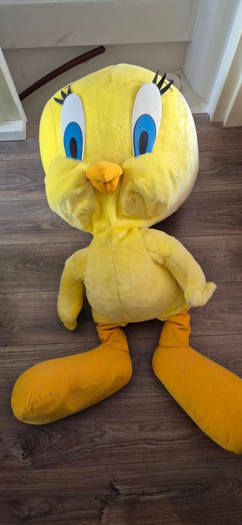 Grote Tweety knuffel met schommel, Ophalen of Verzenden