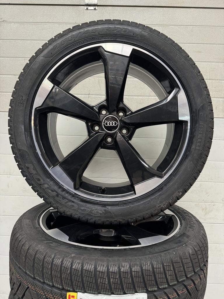 NIEUW 20’’ AUDI Q5 SQ5 VELGEN WINTERBANDEN ROTOR BLACK AUDI, Auto-onderdelen, Banden en Velgen, Gebruikt, 255 mm, -, -