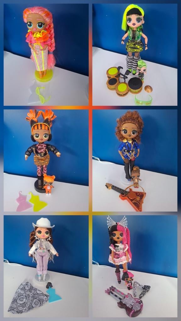 LOL Surprise poppen en accessoires., Kinderen en Baby's, Speelgoed | Poppen, Ophalen, Gebruikt, Overige typen