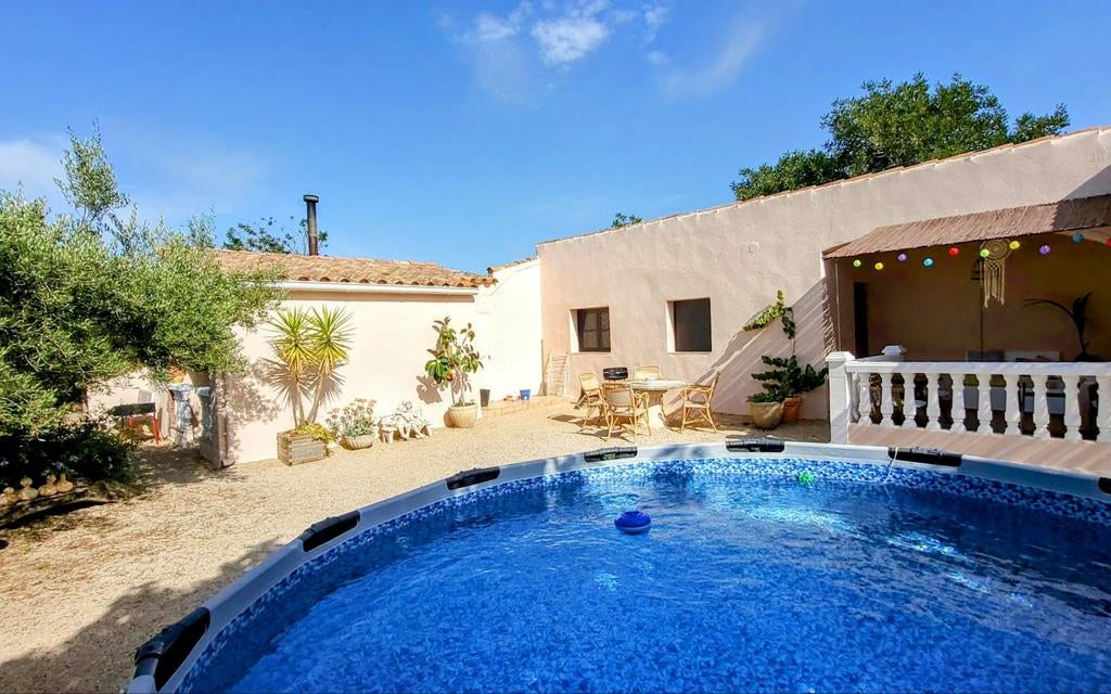 Gezins en diervriendelijk huis, met prive zwembad, strand, Huizen en Kamers, Huizen te huur