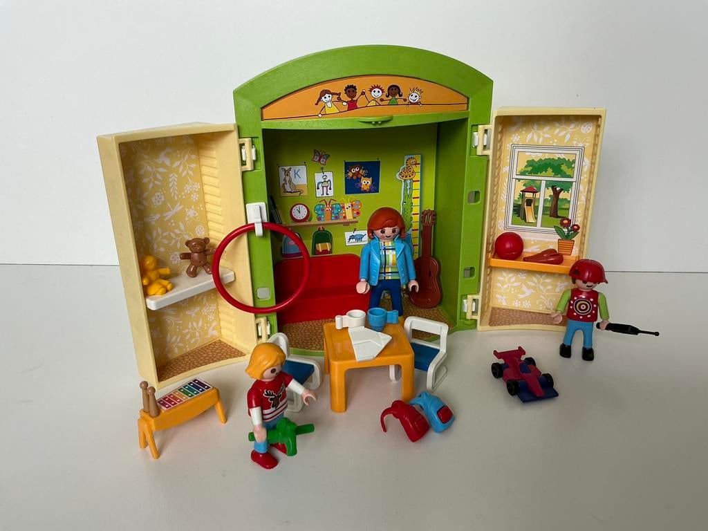 Playmobil 70308 meeneem box kinderdagverblijf, Ophalen of Verzenden, Gebruikt, Complete set