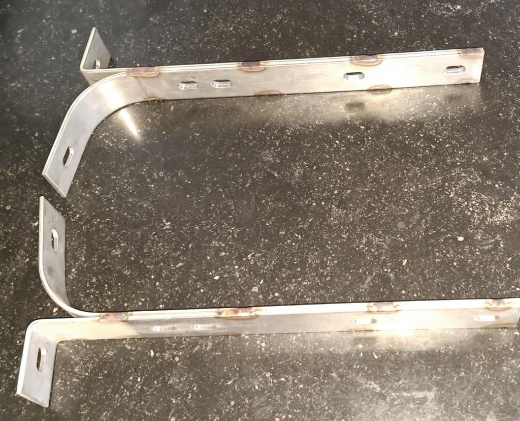 VW Karmann Ghia RVS bumpersteunen (4 stuks), Ophalen of Verzenden, Nieuw, Volkswagen