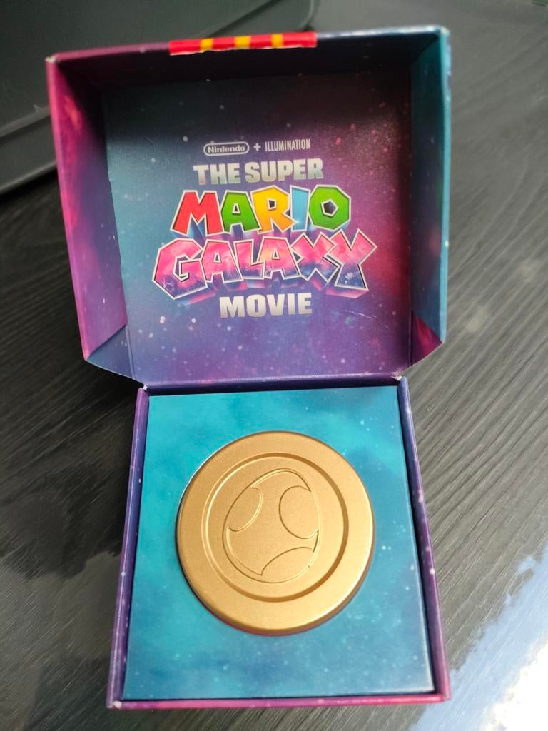 Mario Galaxy mc Donalds munt ei RUILEN voor de bloem!, Verzamelen, Ophalen of Verzenden