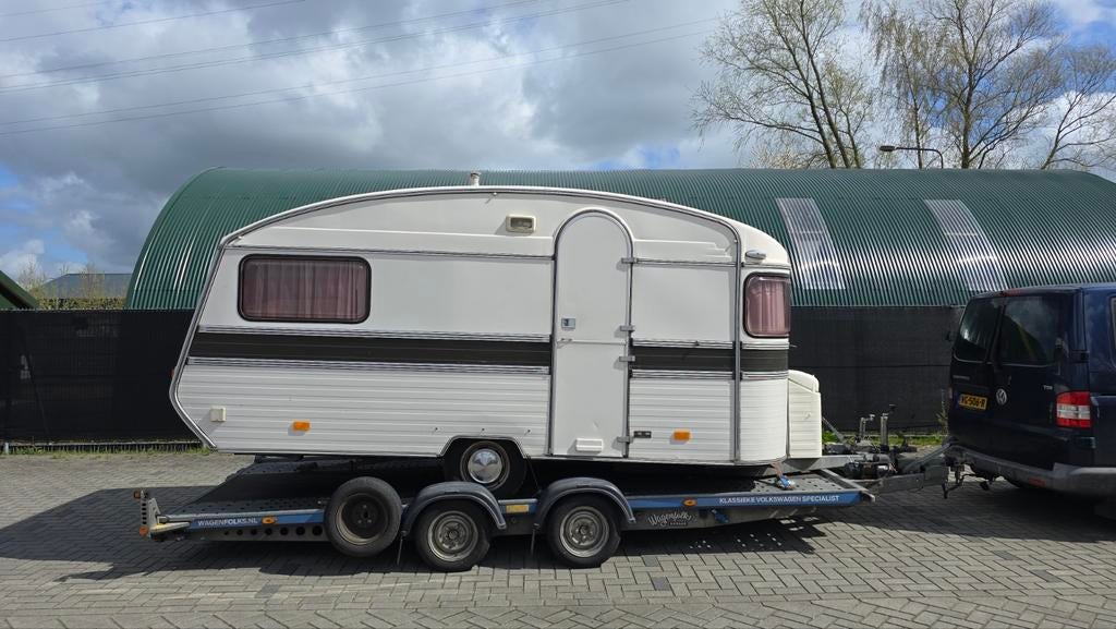 Constructam concorde 5 caravan 1977 4 personen compleet!, Overige merken, Rondzit, Dwarsbed, Particulier