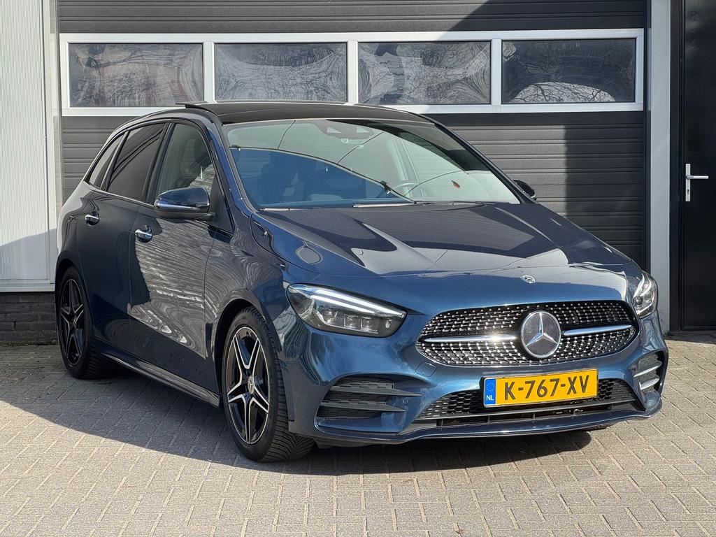 Mercedes-Benz B-klasse 180d AMG Widescreen, Mutibeam, Memory, Gebruikt, Euro 6, 4 cilinders, Blauw