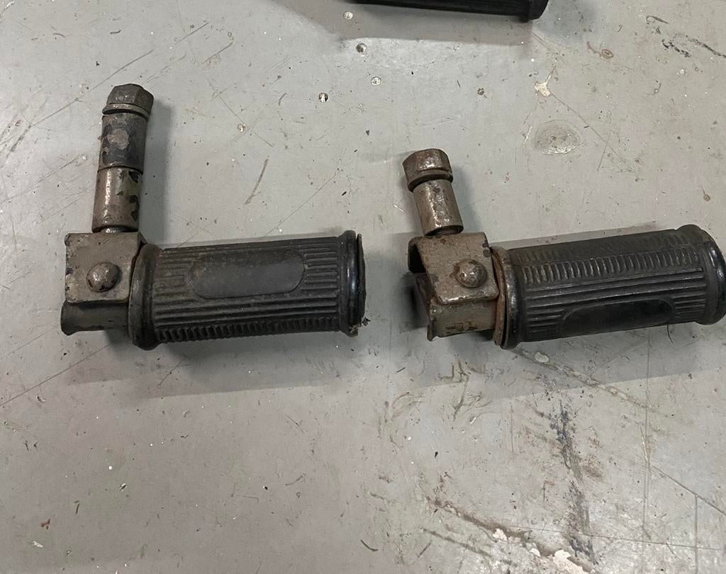 Vintage Oldtimer Passagiers Voetsteunen Motor, Motoren, Onderdelen | Oldtimers, Ophalen of Verzenden, Gebruikt