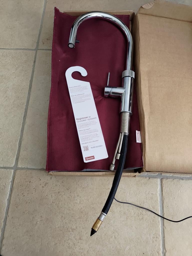 Quooker Flex kraan en 3l reservoir, Ophalen of Verzenden, Zo goed als nieuw, Chroom, Kraan