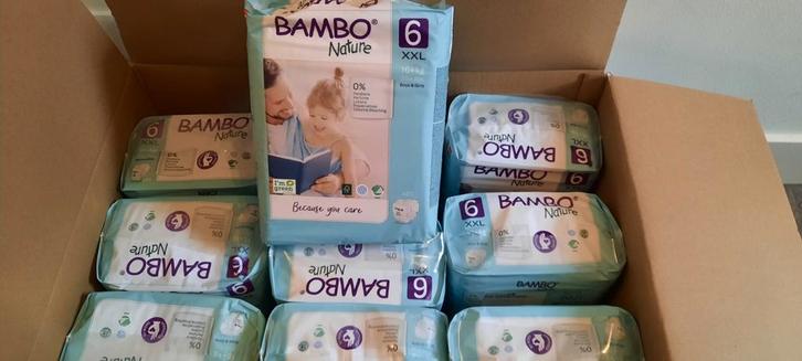 Bambo nature luiers pampers maat 6 xxl. 10 pakken of meer, Kinderen en Baby's, Badjes en Verzorging, Nieuw, Overige typen, Ophalen of Verzenden