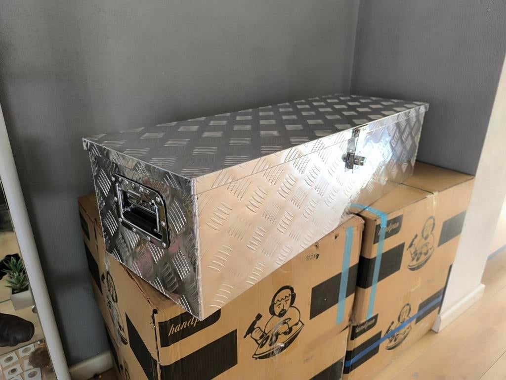 Aluminium Kist 80 Liter nieuw - Robuuste Opslagbox, 100 cm of meer, Ophalen of Verzenden, Minder dan 40 cm, Nieuw