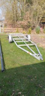 Aanhanger /boottrailer met uitschuifbare lichtbalk, Ophalen, Gebruikt