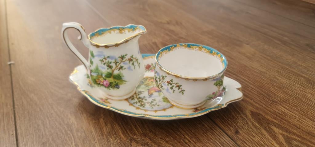 Vintage Royal Albert Porseleinen Thee/Koffiesetje, Ophalen of Verzenden