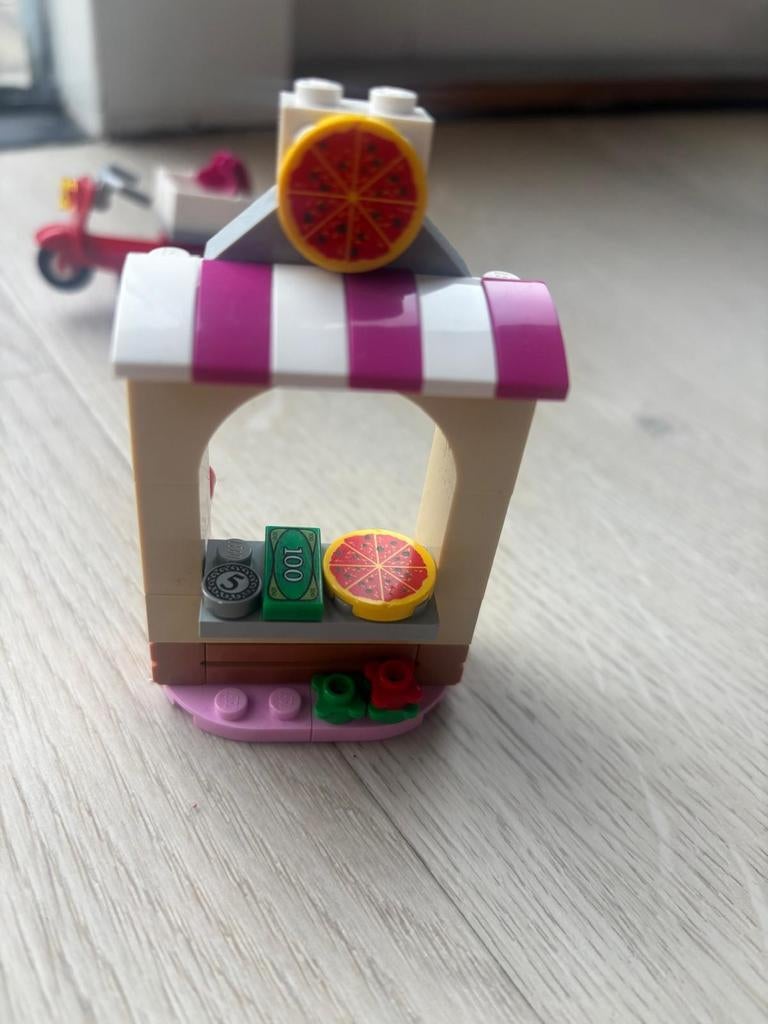 LEGO Friends 41092 - Pizzeria bezorgservice, Ophalen of Verzenden, Zo goed als nieuw, Complete set, Lego