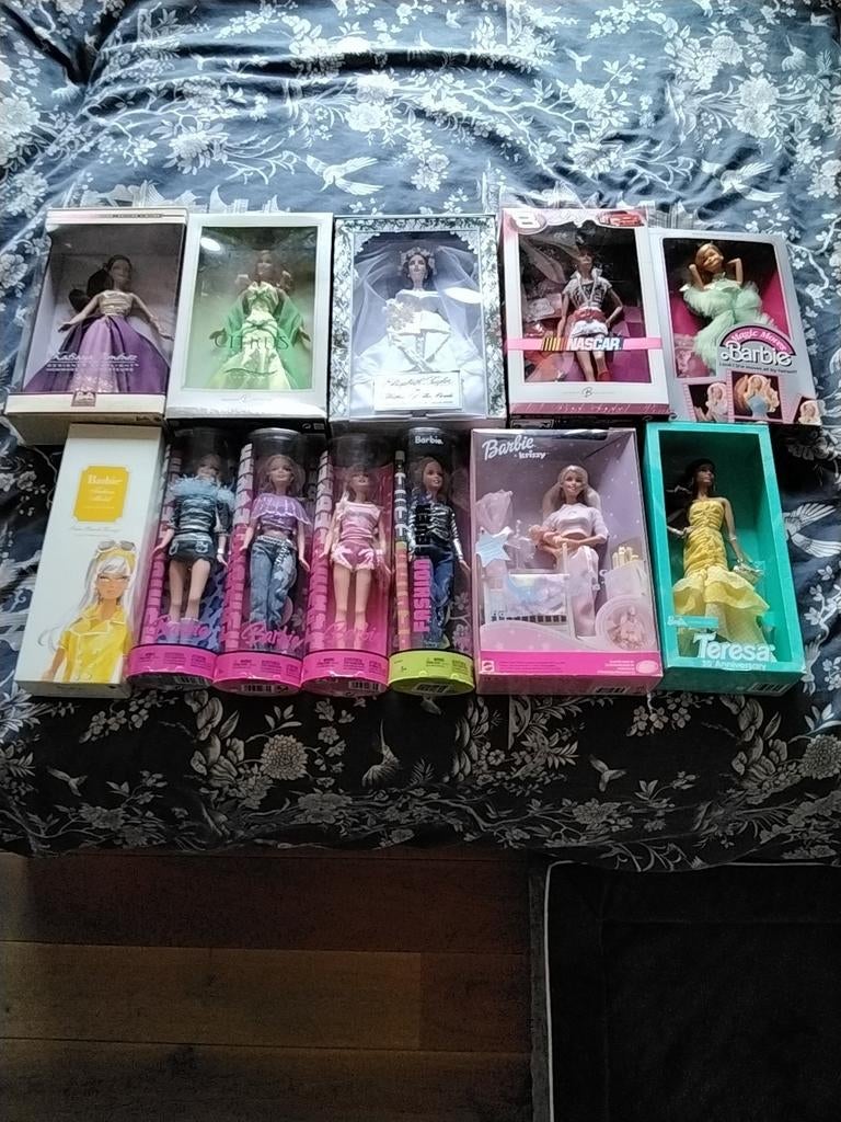 Verschillende Barbie poppen in doos, Ophalen of Verzenden, Barbie