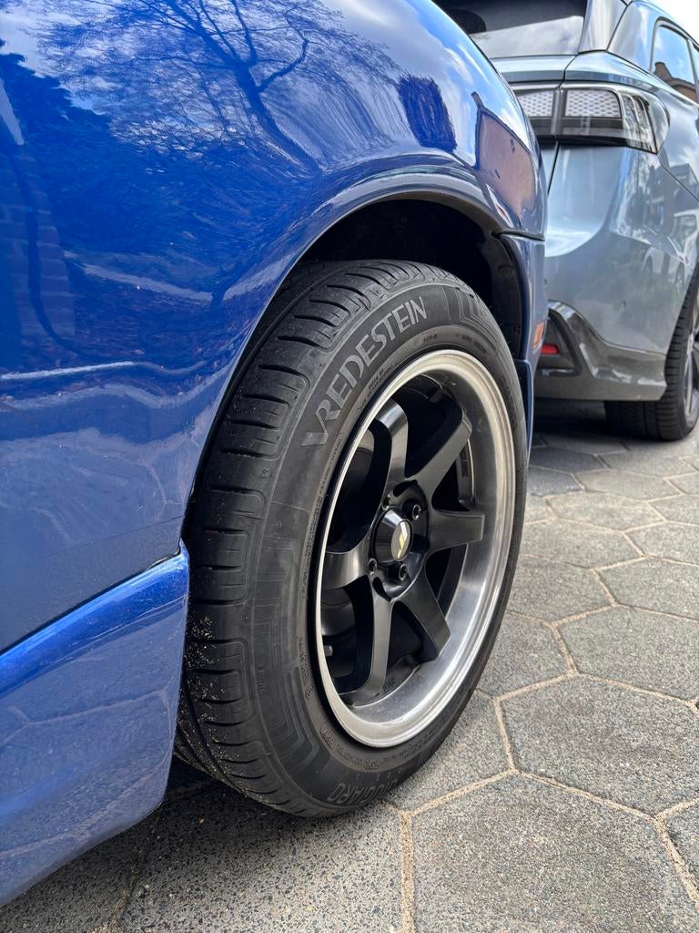 Mazda MX5 Velgen & Banden JR3 15x8 ET25, Auto-onderdelen, Ophalen, Gebruikt