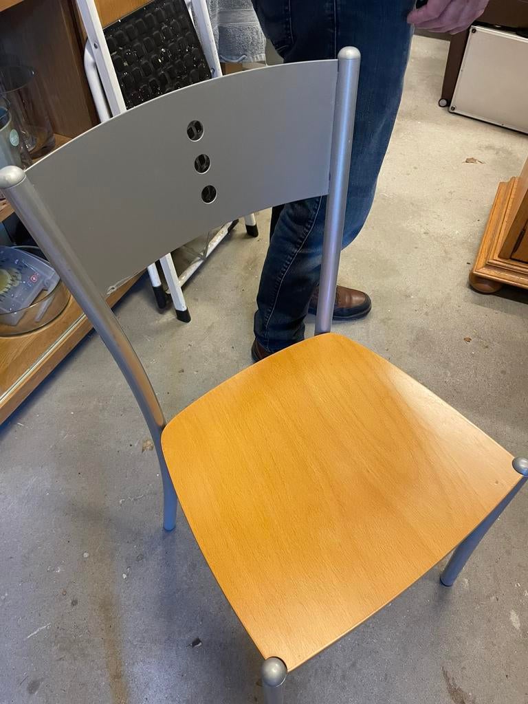 2 keukenstoelen, Huis en Inrichting, Stoelen, Ophalen, Gebruikt, Eén