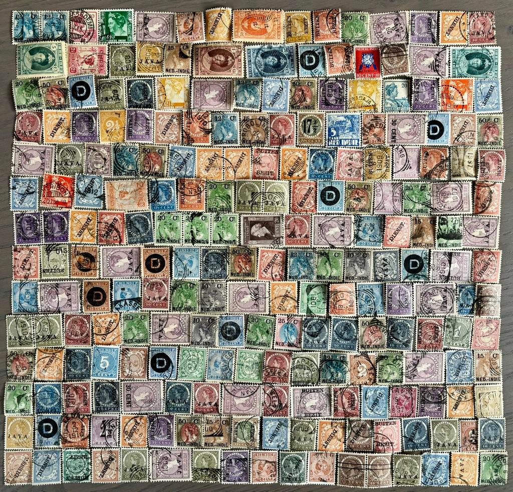 Fraaie verzameling Nederlands Indië gestempeld, Ophalen of Verzenden, Gestempeld, Nederlands-Indië