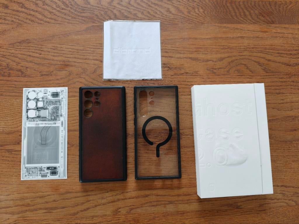 2x dBrand case s22 ultra + wrap, Ophalen of Verzenden, Zo goed als nieuw, Overige modellen, Frontje of Cover