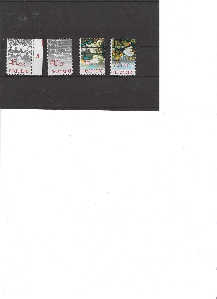 1175-1178 Zomerzegels. Postfris, Postzegels en Munten, Postzegels | Nederland, Ophalen of Verzenden, Na 1940, Postfris