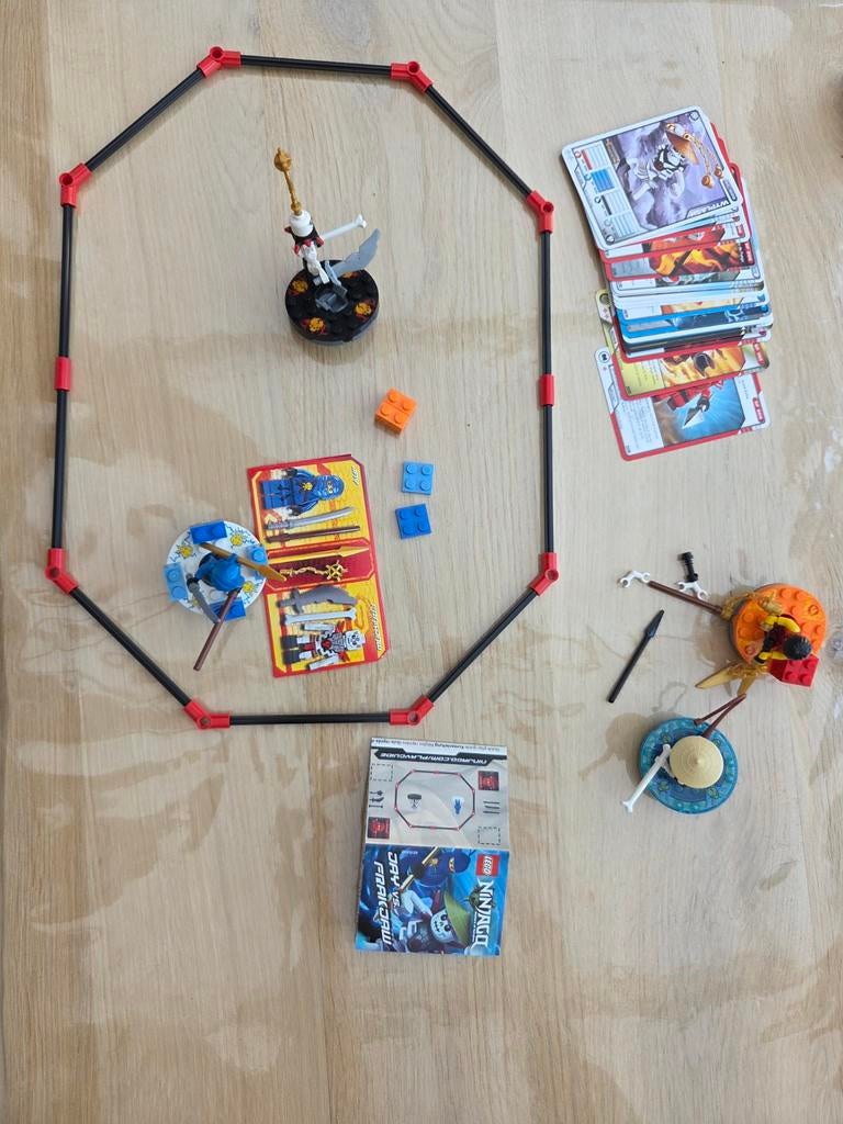 Lego ninjago 4 tollen in uitstekende staat incl poppetjes, Ophalen of Verzenden, Zo goed als nieuw