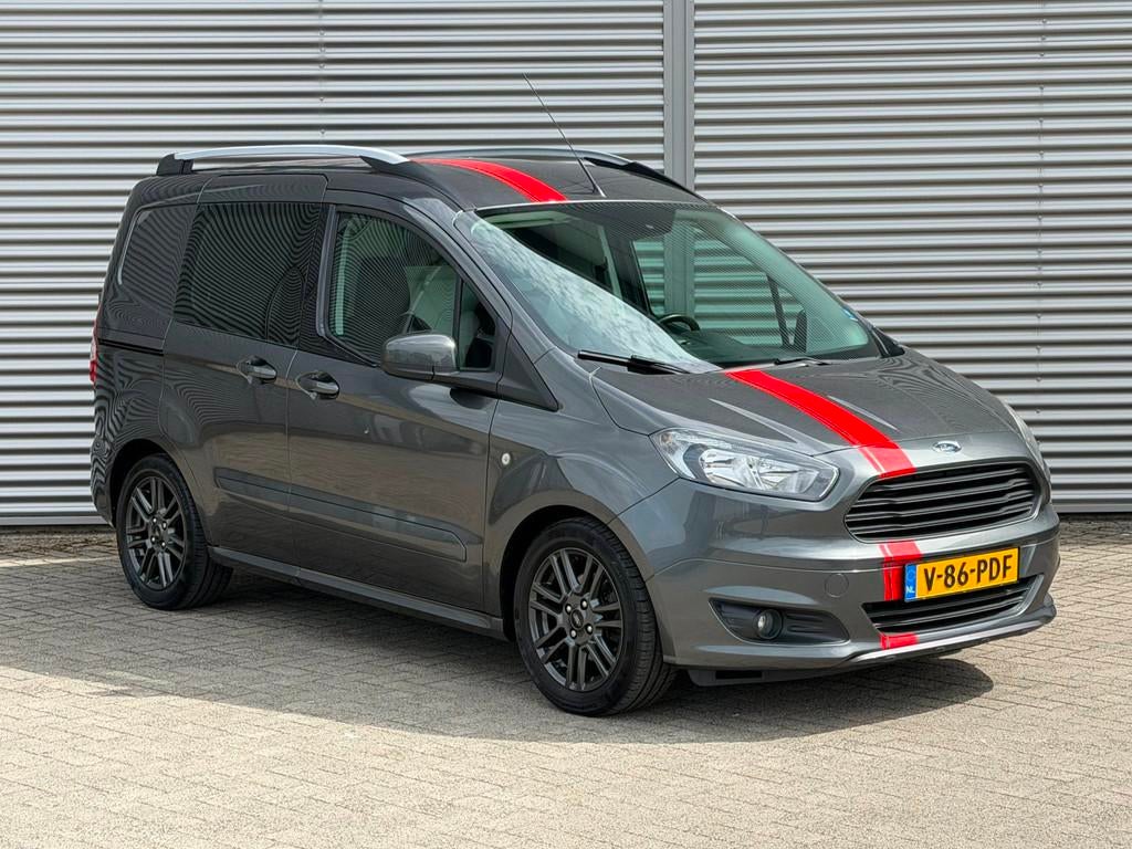 Ford TRANSIT COURIER 1.0 Ecoboost Sport BTW/BPM Vrij Aicro/, Voorwielaandrijving, 101 pk, Leder en Stof, 19 km/l