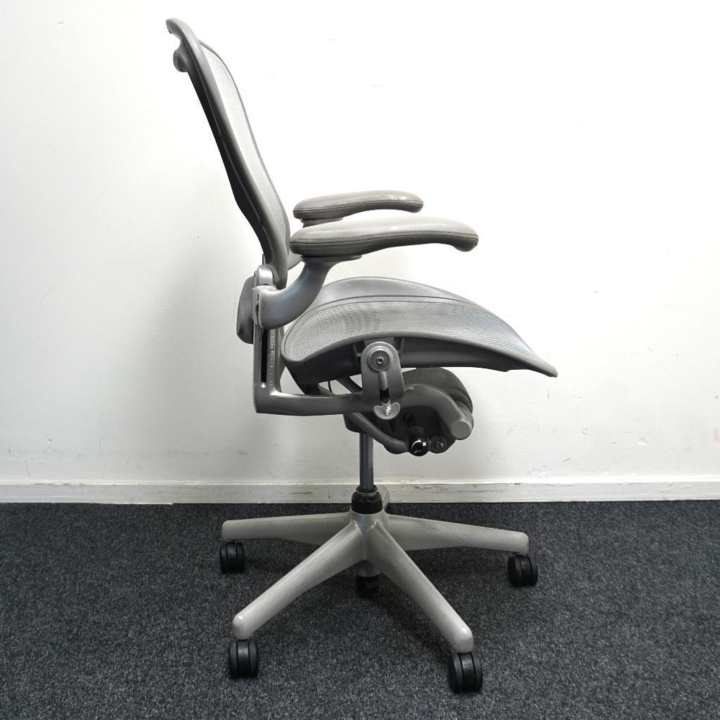 Herman Miller Aeron type C Bureaustoel |Ergonomisch|Titanium, Huis en Inrichting, Bureaustoelen, Gebruikt, Overige kleuren, -