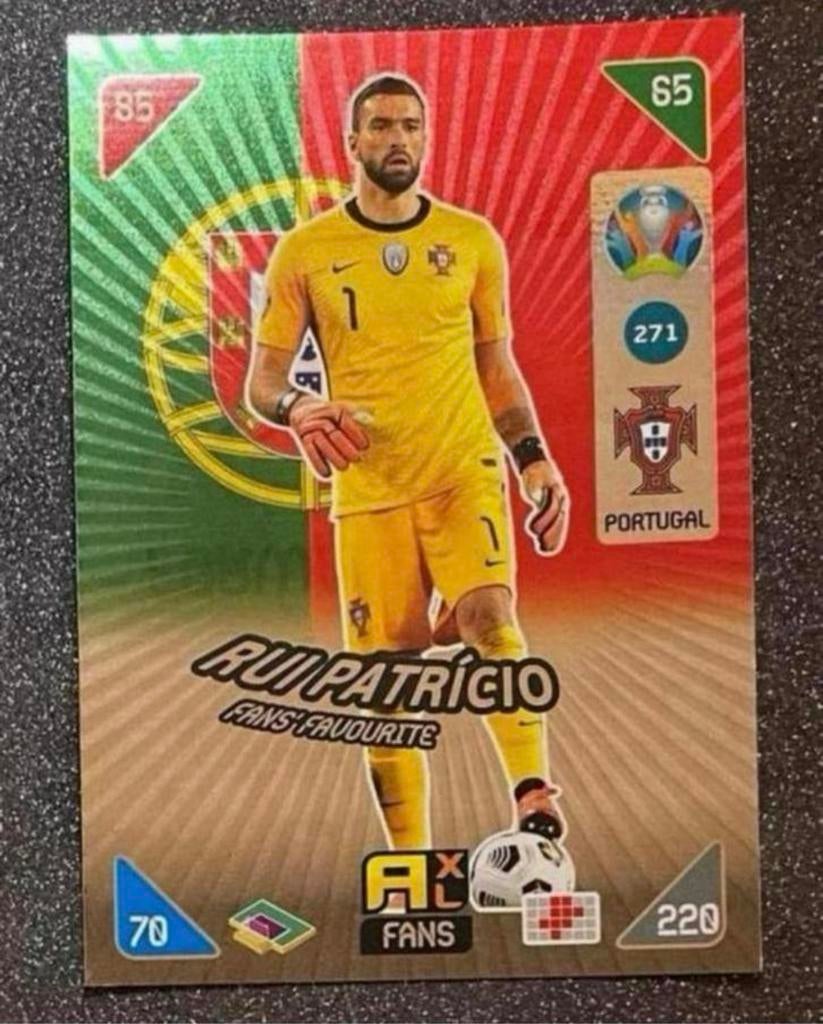 Panini EURO 2020   FANS’ FAVOURITE   RUÍ PATRÍCIO  PORTUGAL, Hobby en Vrije tijd, Stickers en Plaatjes, Verzenden, Zo goed als nieuw