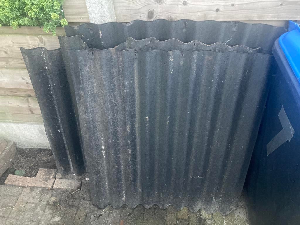 Golfplaten 4x, Tuin en Terras, Ophalen, Minder dan 3 meter, Hout, 1 tot 2 meter