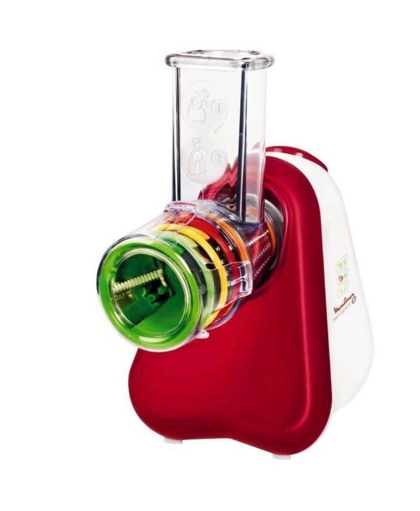 Moulinex DJ755G Fresh Express+ Hakmolen - Rood/Wit, Minder dan 1 liter, Ophalen of Verzenden, Nieuw