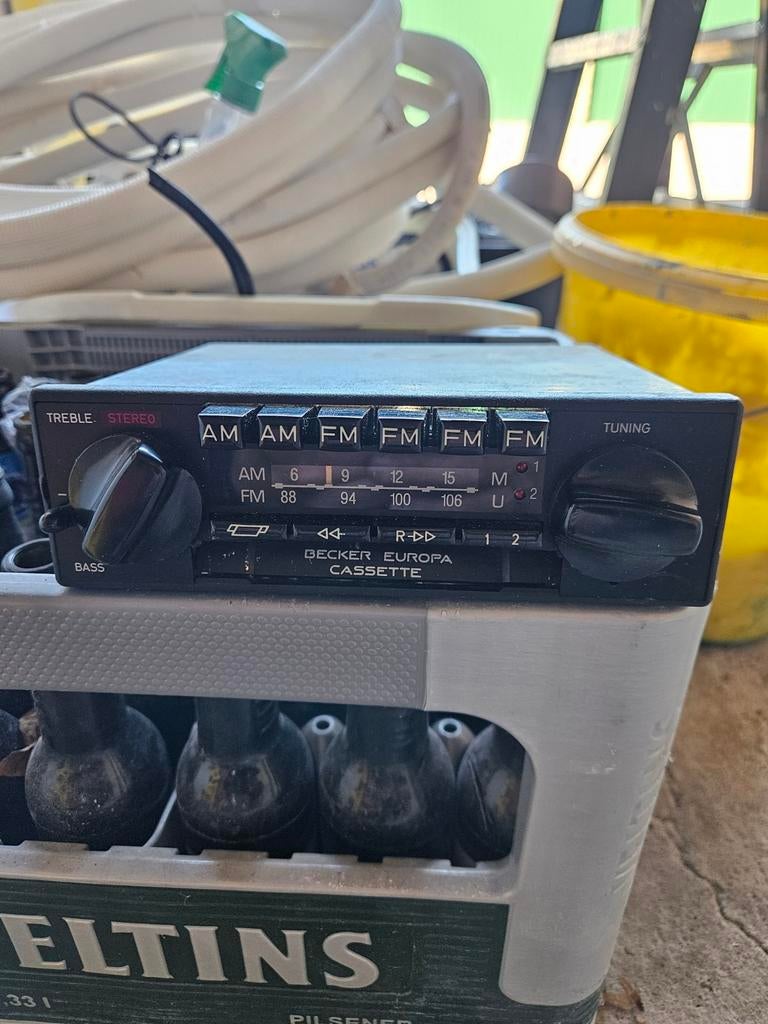 Becker Europa Autoradio Cassette Klassieker Vintage, Ophalen of Verzenden, Gebruikt