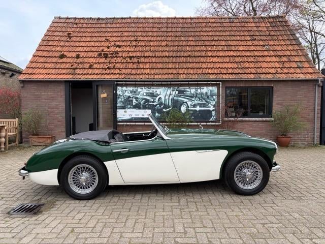 Austin Healey BN4, 1959, Auto's, Austin, Achterwielaandrijving, Zwart, 116 pk, Leder